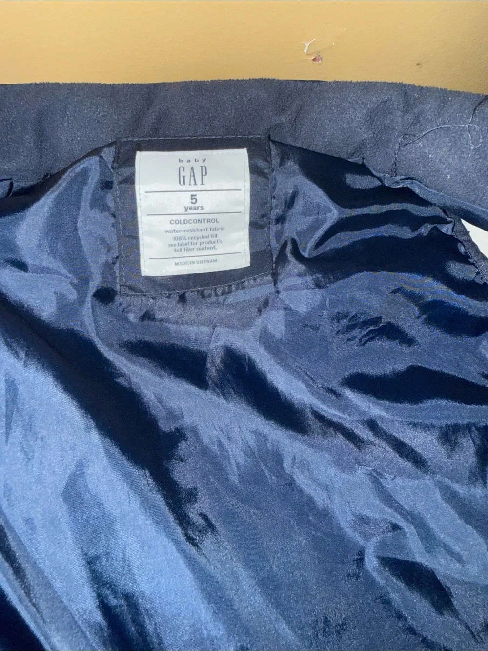 GAP Black Quilted Puffer Vest for Kids
